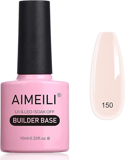 AIMEILI 8 in 1 Nude Builder Gel 150 x 10ml Clear Sheer UV/LED