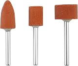 QWORK 42pcs Grinding Wheel Heads 1/8in Shank for Stone Glass Metal Wood view 2
