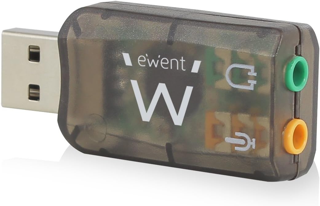 ewent Virtual 3D USB 5.1 Sound Card, EW3751