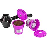 Cafe Fill Value Pack by Perfect Pod - Reusable K Cup Coffee Pod Filters & Scoop, Compatible with Keurig K-Duo, K-Mini, 1.0, 2
