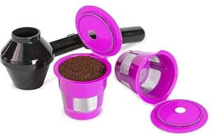 Cafe Fill Value Pack by Perfect Pod - Reusable K Cup Coffee Pod Filters & Scoop, Compatible with Keurig K-Duo, K-Mini, 1.0, 2.0, K-Series and Select Single Cup Coffee Makers