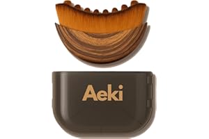 Aeki Brush, Lymphatic Contour Face Brush, Lifting and Firming, Improves Skin Glow & Absorption, Ergonomically Designed to Fit The Skin Precisely and Relieve Fatigue (1Pc)