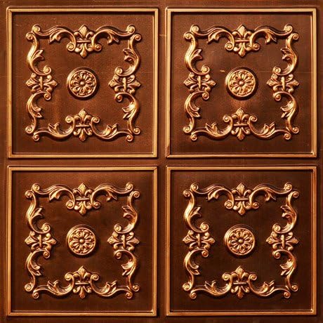 Amazon Com Ceiling Tile 130 Antique Copper A Fire Rated Pvc