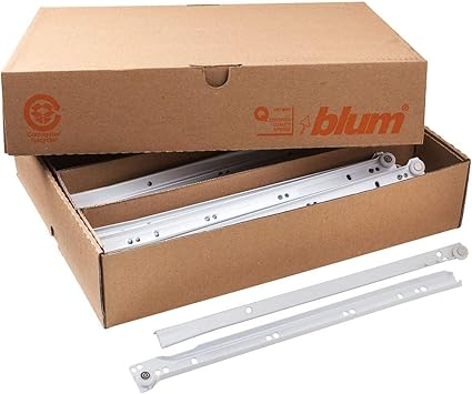 Case Of 25 Blum Low Profile 3 4 Extension Drawer Slides 16