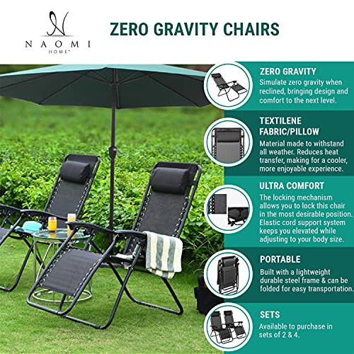 Zero Gravity Chairs Set of 2 Pool Lounge Chair Zero Gravity Recliner