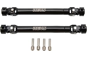 MEUS RACING MEUS RACNIG 2pcs TRX4 SCX10 Driveshafts for 1/10 RC Crawler Traxxas TRX4/Axial SCX10/Tamiya CCO1/Redcat Gen8 etc.. (109mm)
