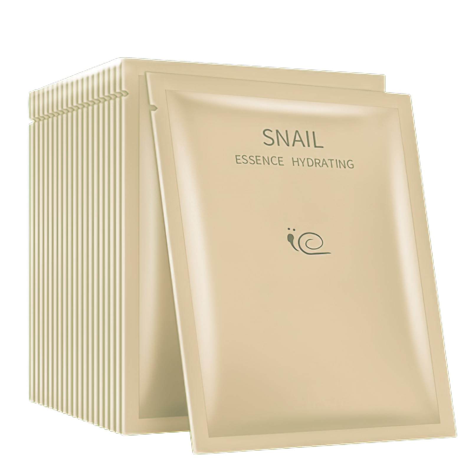 XdealCozyxc 5PCS Silk Sheet Snail Essence Face Mask Sheets, Deep Hydration Moisturizing
