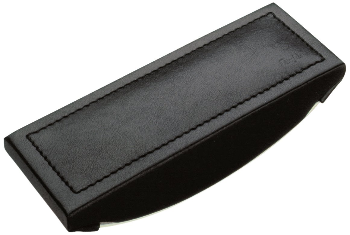 Läufer Ambiente Modena 32016 Cradler Eraser 16.5 x 7 x 2.5 cm, Genuine Leather, Black