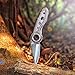 O-Ring Grip - Skillful Control Pocket Folding Knife with Stainless Steel Handle, False Edge + Belt Clip