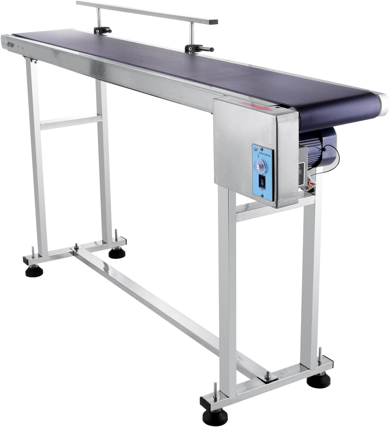 Belt Conveyor 59 x 7.8 inch Conveyor Table Heavy Duty Stainless Steel