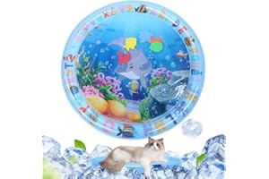 Scappof Upgrade Thickened Water Sensor Play Mat for Cats, 2024 Newest Sensor Water Playmat, Sensory Water Mat for Pet, Water Sensor Playmat for Cats Cool Comfort Inflatable Water Mat (#A12)