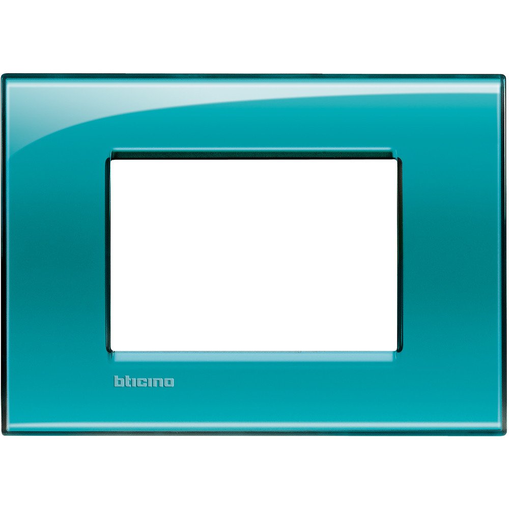 BTicino LIVINGLIGHT lna4803vd – ll-placa 3 m Green Deep