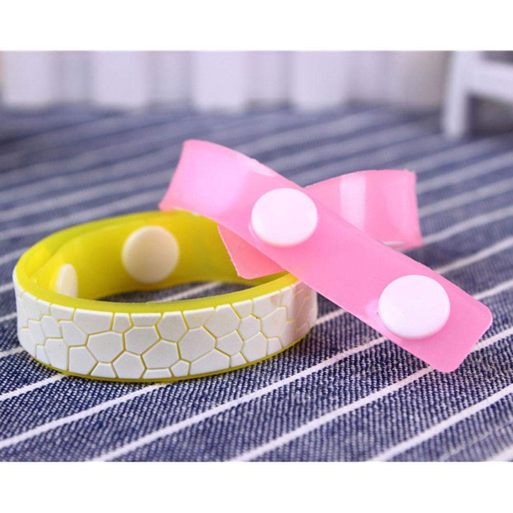 Caeasar Pulsera Repelente de Mosquitos portátil práctica Duradera Unisex Repelente de Insectos