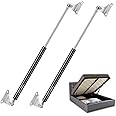 HUOPO 28 Inch 100lb/445N Gas Shock Strut Spring Lift Support for RV Bed Door Floor Hatch Boat Shed Window Custom Heavy Duty Trap Door, Set of 2 with Mounting Brackets