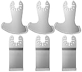 LEILUO 6Pcs Diamond Oscillating Multi Tool Blades