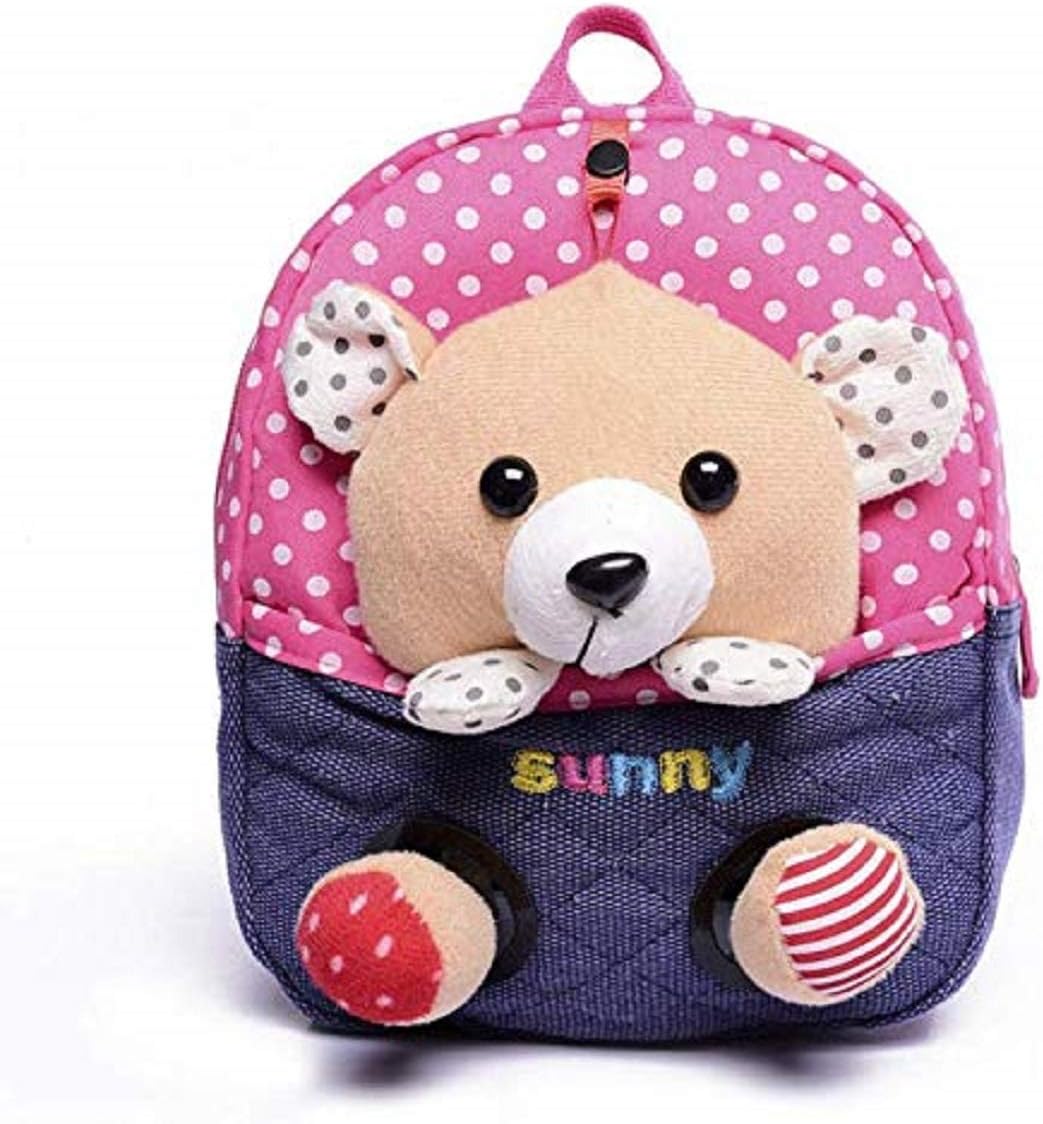 Backpack, Children Baby Girls Boys Kids Cute Cartoon Animal Backpack Toddler School Bag, Shoulder Bag,for 1-3 Years Old (Bear)