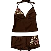 Y2k Sexy Vintage Whimsy Beach Swimsuit 2000s Vacation Going Out Outfits Summer 2 Pieces Floral Bikini Sets Women