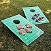 Wild Sports Tailgate Cornhole Set Outdoor Game, Football Field Design, (Two) 2' x 3' Boards and (8) Bags – perfect for Backyard, Beach, & Tailgates