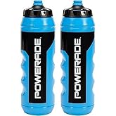BRODYS Compatible With Powerade Squeeze Water Bottle, 2 pack, 32oz
