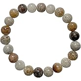 SAFEINA Healing Bracelet for Women, Natural Crystal Anxiety Beaded Bracelets Healing Stone Bracelet Stress Relief Yoga Beads Bracelets Gifts for Birthday, Mother's Day, Valentine's Day