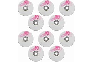 Blank CDs for Burning Music, Blank CD R Discs 52X 730MB High Performance Recording, Compatible with Most CD R Drives, for Sto