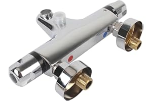 Bathroom Mixing Valve Hot and Cold Mixer Thermostatic Tap Shower Faucet Bathtub Tool