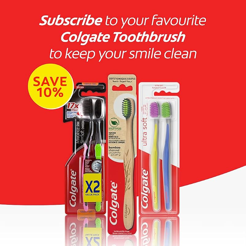 - Brosse à Dents Extra Clean Medium - Favorise une Bonne Santé Bucco-Dentaire - Nettoie en Profondeur - Atteint les dents du fond - Lot de 4
