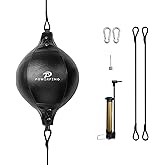Double End Boxing Speed Bag: Speed Bags for Boxing Reaction Agilit & Hand Eye Coordination Training - Boxing Reflex Ball for Home Gym