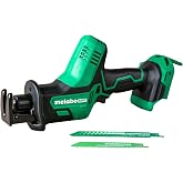 Metabo HPT 18V Cordless One-Handed Reciprocating Saw, LED Light, CR18DAQ4 | Battery Not Included, Compact Blade Tool, 3,200 Strokes per Minute, Versatile Cutting, Lightweight, Blade Compatibility