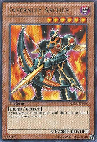 Yu-Gi-Oh! - Infernity Archer (CBLZ-EN094) - Cosmo Blazer - Unlimited Edition - Rare