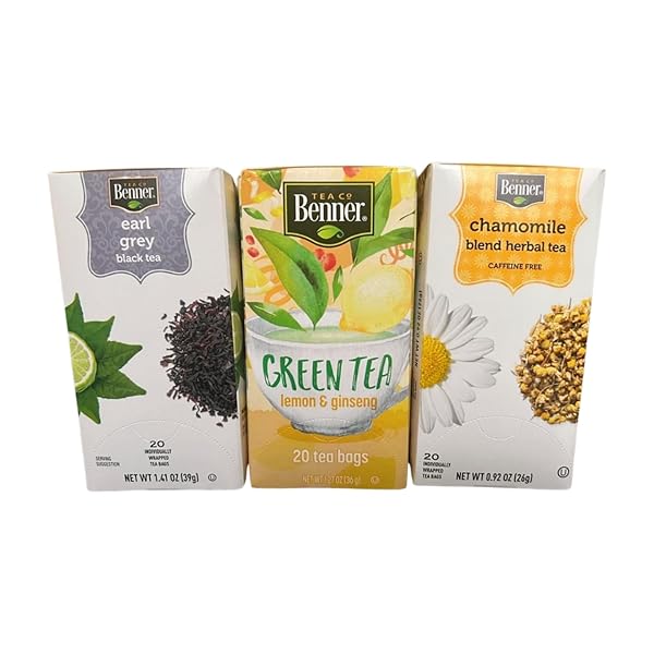 TEA CO BENNER HERBAL TEA BLENDS GIFT SET,...