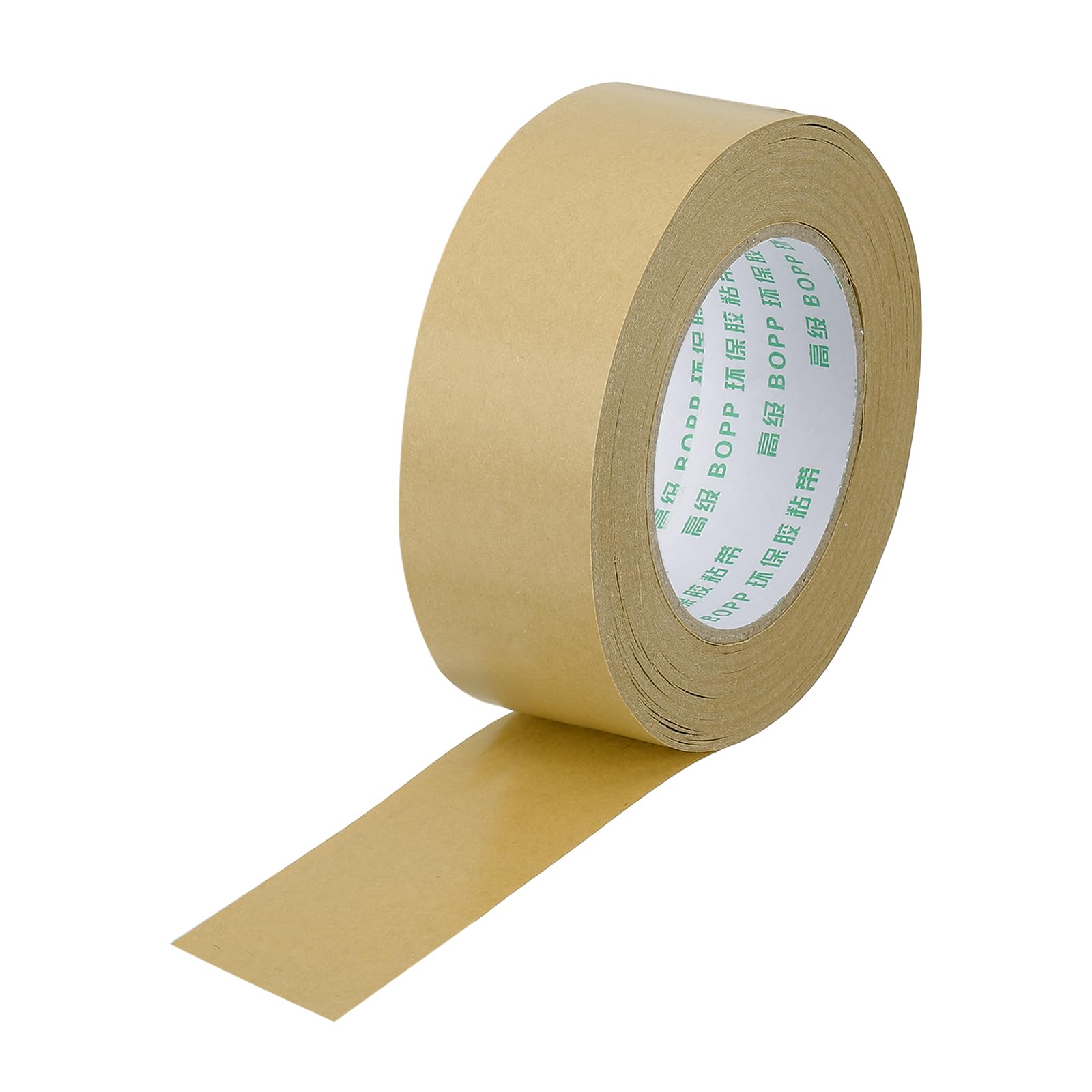 PATIKIL 1.6" x 55 Yards Brown Packing Tape, Heavy Duty Kraft Tape Paper Gummed Tape for Sealing Cardboard Carton Boxes, Shipping, Moving, Masking