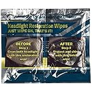 Yellow Off Headlight Cleaner 655315010284 Yellow-Off Instant Headlight Cleaner Wipes,, 1 Pack