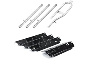 OKLAGARDEN DGH450CRP Grill Replacement Parts for Dyna Glo Grill Parts DGH450CRP-D DGH450CRN-D DGH450CRN DGH451CRP Dyna Glo 70-02-615 Heat Tent Sear Plus Burner Cover Grill Parts 70-02-413 Burner Tube Parts