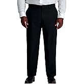 Haggar Mens Smart Wash with Repreve Classic Fit Flat Front Suit Separates Pant