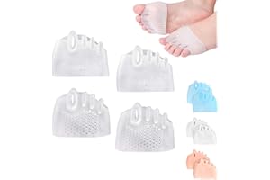 GENERIC Briza Toe Sleeves, Briza Cove Toe Sleeve for Men and Women, Breathable and Does Not Rub Feet, Soft and Comfortable, Suitable for Daily Wear (Transparent*2)