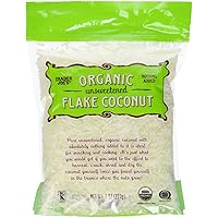 Trader Joe's Organic Pure Unsweetened Coconut Flakes 8oz (1 Pack)