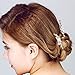 Oureamod Bridal Headpiece Hair Pins Silver Rhinestone Wedding Hair Accessories 3 Pieces