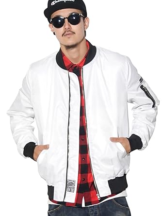 Amazon ブラックホース Black Horse Ma 1 白 メンズ 大きいサイズ