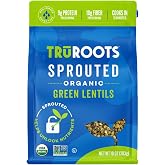 TruRoots Organic Sprouted Green Lentils, 10 oz (Pack of 1)