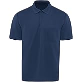 Red Kap Mens Short Sleeve Performance Knit Pocket Coro Polo