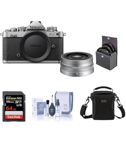 Amazon.com : Nikon Z fc 16-50mm Kit in Solid Black : Electronics