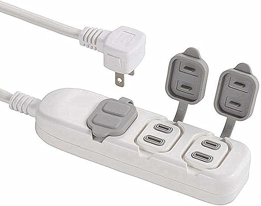 Amazon Co Jp 防滴タップ コンセント 電源タップ 耐トラッキング