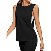 SOFIA'S CHOICE Women's Open Side Workout Tops Athletic Running Yoga Sleeveless Tank Top