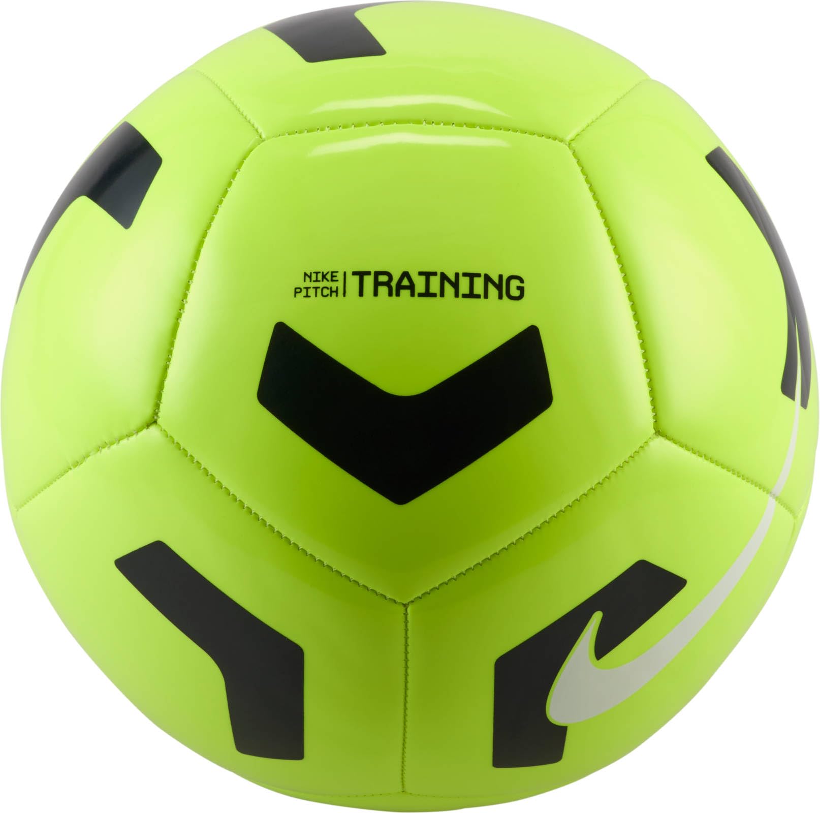 Nike FZ7555-702 Pitch Training Recreational soccer ball Unisex VOLT/BLACK/WHITE Size 3