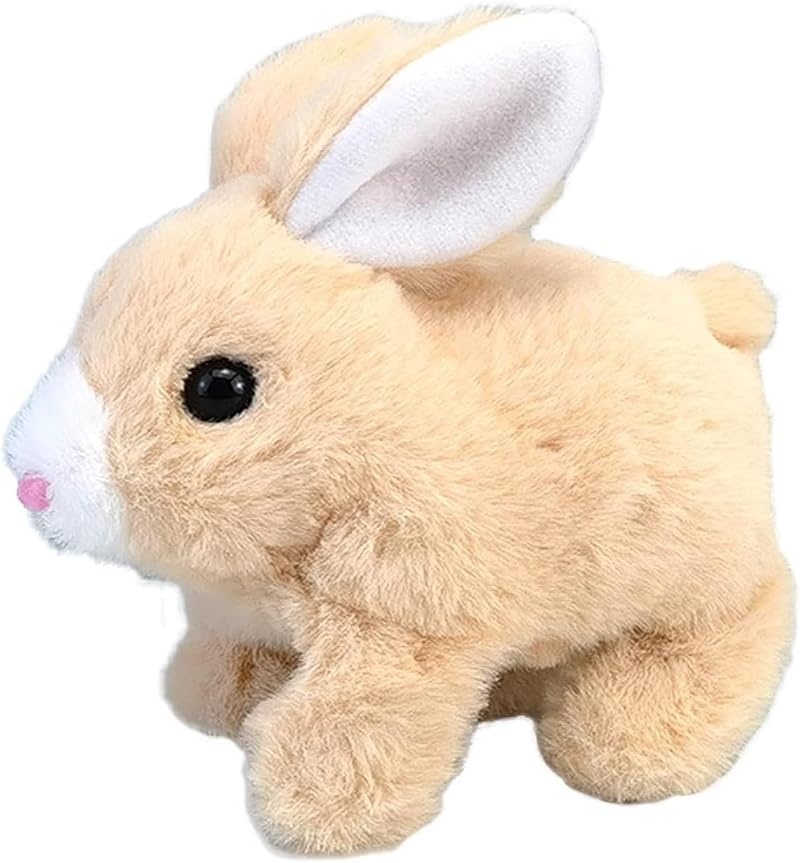 ZBATHTOY Easter Bunny Toy for Kids 1-3 Years Interactive Jumping Rabbit