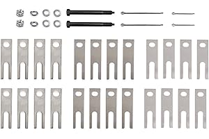 OLIMPOCICLI Stainless Steel Trailing Arm Shim Kit Compatible With 1963-1982 Chevy Corvette, 24pcs