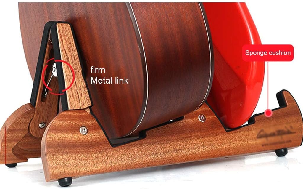 Amazon Com Hhy Shop Wooden Folding Stand Acoustic Guitar Stand Electric Guitar Stand Bass Ukulele Stand Avant Garde Design Foldable And Easy To Carry Color Wood Color Size 4621 513cm