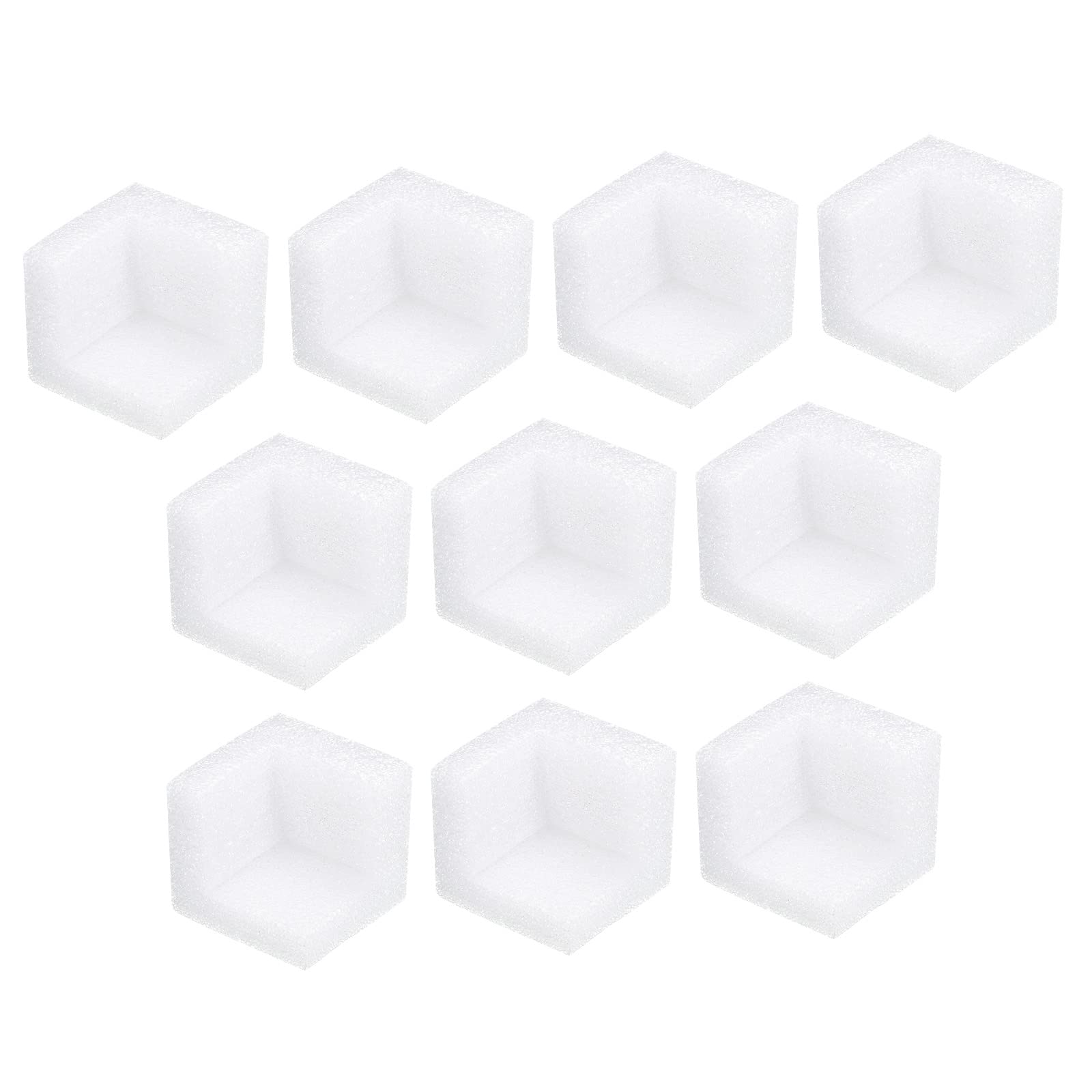 PATIKIL Foam Corner Protector 55x55x15mm Polyethylene Edges Guard for Moving Packing Pack of 50