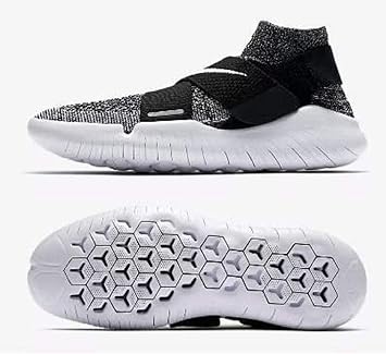 Amazon Co Jp Nike ナイキ レディース用ランニングシューズ 24 5cm フリー ラン モーション フライニット 18 W Free Run Motion Flyknit 18国内正規品 ブラック ホワイト スポーツ アウトドア